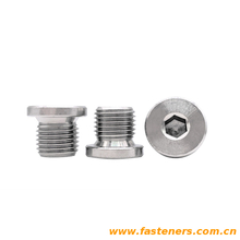 DIN908 Internal Drive Screw Plugs with Collar - Cylindrical Thread