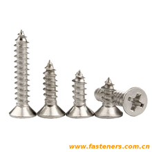 AS/NZS 4407 ISO Metric Cross Recessed Countersunk Head Tapping Screws