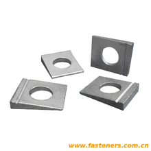 CNS4646 Square Taper Washers With Single Slot For High Strength Bolts Connection For Steel Structure