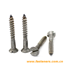 BS4174 Slotted 80° Truncated Countersunk Head Screws [Table 10]