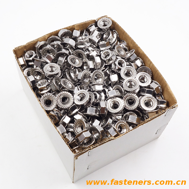 DIN6923 Hexagon Nuts With Flange，Flange Nut Stainless Steel 304，316，316L