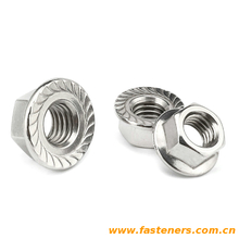 GB/T 6177.1 Hexagon Nuts With Flange, Flange nut Style 2