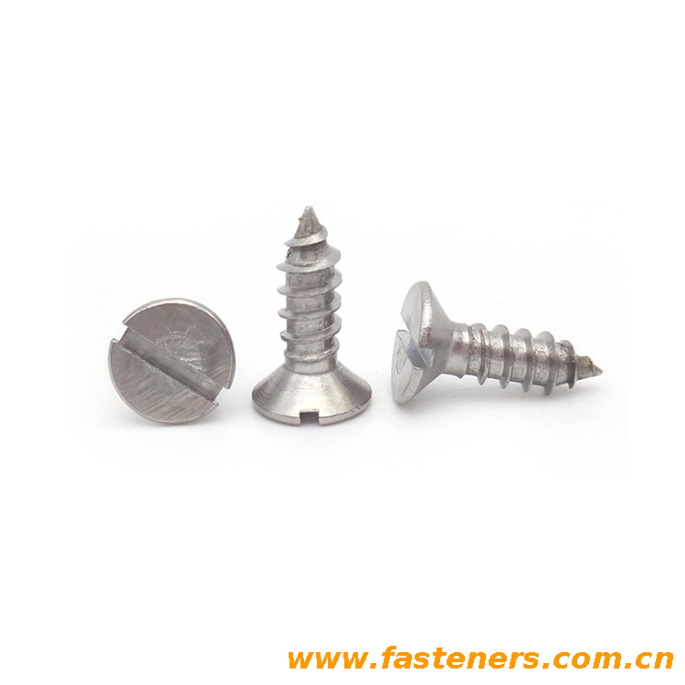 DIN7972 Slotted Countersunkhead Tapping Screws