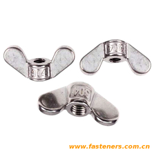 NF E27-454 Wing Nuts, Round Nose - High Type