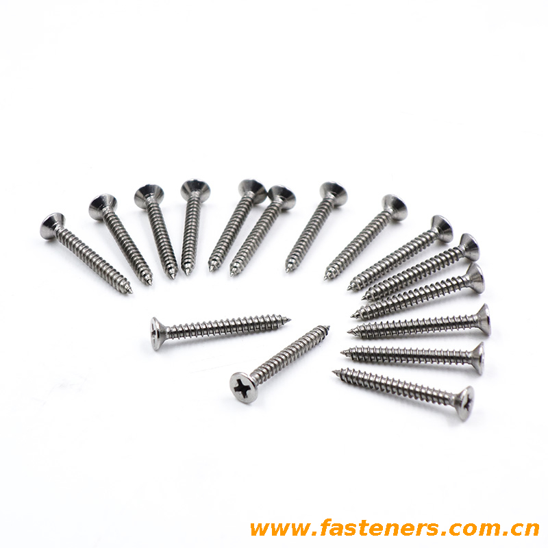 ISO7050 Cross Recessed Countersunk (Flat) Head Tapping Screws